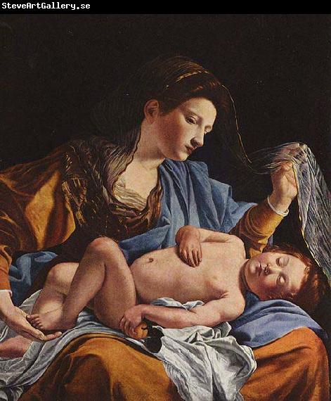 Orazio Gentileschi Madonna with Child by Orazio Gentileschi.